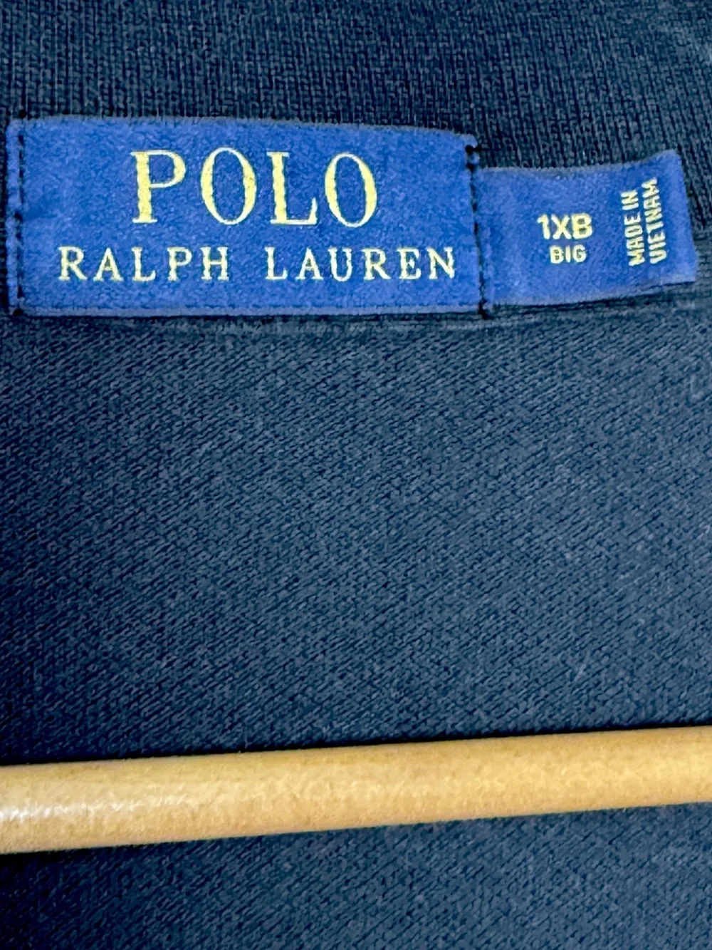 Ralph Lauren black long-sleeve polo shirt Men’s size 1XB | f